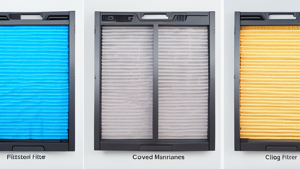 Léghűtő szűrő összehasonlítás piszkos és tiszta állapotban professzionális karbantartási környezetben